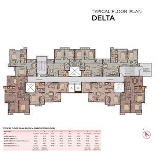 Project Image of 857.0 - 1261.0 Sq.ft 2 BHK Apartment for buy in Nucleus