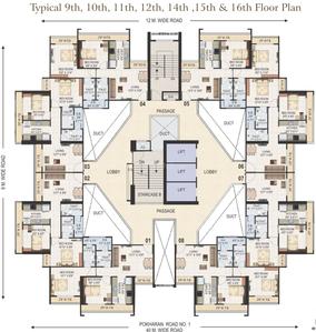 Project Image of 466.0 - 504.0 Sq.ft 2 BHK Apartment for buy in Maithili Pride