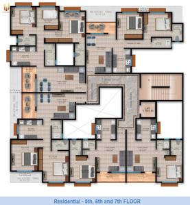 Project Image of 583.18 - 782.0 Sq.ft 2 BHK Apartment for buy in Atlanta Square