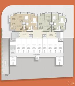 Project Image of 615.0 - 640.0 Sq.ft 2 BHK Apartment for buy in Shree Silver Space Phase 2