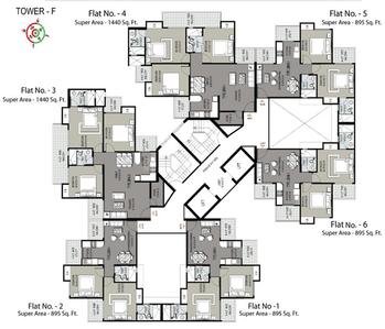 Project Image of 895.0 - 1650.0 Sq.ft 2 BHK Apartment for buy in Sethi Max Royal