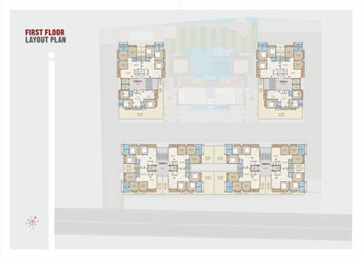 Project Image of 932.0 - 1042.0 Sq.ft 3 BHK Apartment for buy in Trinetra By Courtyard