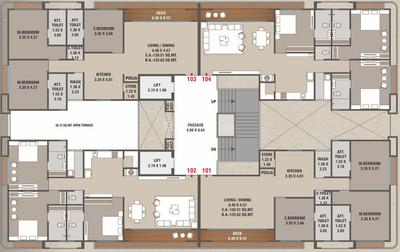 Project Image of 1201.14 - 2307.57 Sq.ft 2 BHK Apartment for buy in Grand Vissta