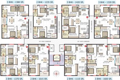 Project Image of 0.0 - 1600.0 Sq.ft 3 BHK Apartment for buy in Jai Bharathi Mansion