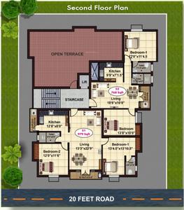 Project Image of 723.0 - 1068.0 Sq.ft 2 BHK Apartment for buy in JKB Sesha Enclave