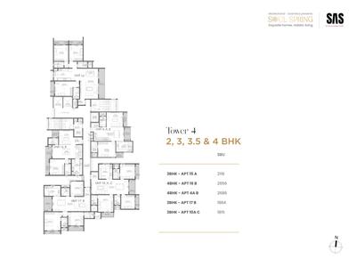 Project Image of 1815.0 - 3587.0 Sq.ft 3 BHK Apartment for buy in Svamitva Soulspring