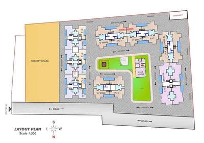 Project Image of 535.0 - 839.0 Sq.ft 2 BHK Apartment for buy in Dreams Rakshak G H Wings