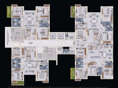 Project Image of 1796.0 - 2425.0 Sq.ft 3 BHK Apartment for buy in ATK The Burj
