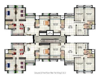 Project Image of 1162.0 - 1528.0 Sq.ft 2 BHK Apartment for buy in Sumit Province II