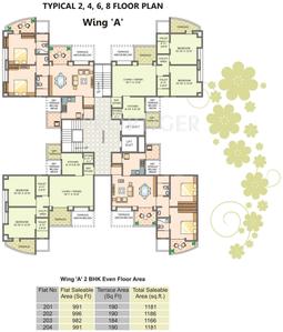 Project Image of 1090.0 - 1499.0 Sq.ft 2 BHK Apartment for buy in Icon Windsor Park