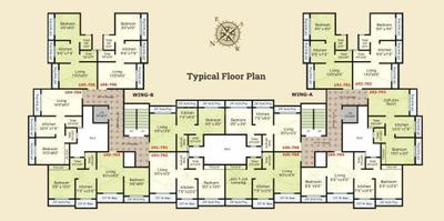 Project Image of 307.0 - 426.0 Sq.ft 1 BHK Apartment for buy in Visharia Sadguru Tower Bldg No 2