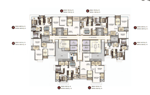 Project Image of 581.0 - 700.0 Sq.ft 2 BHK Apartment for buy in Marathon Nexzone Zodiac 2