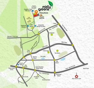 Project Image of 704.0 - 768.0 Sq.ft 2 BHK Apartment for buy in Pruthvi Misty Greens