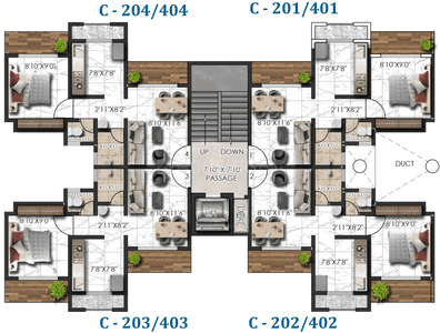 Project Image of 469.0 - 831.0 Sq.ft 1 RK Apartment for buy in SP Residency