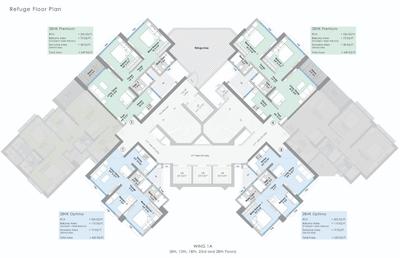 Project Image of 435.0 - 725.0 Sq.ft 1 BHK Apartment for buy in Raheja Lunaris 1 Callisto