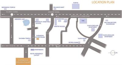 Project Image of 1005.0 - 2075.0 Sq.ft 2 BHK Apartment for buy in Suraksha Golden Palms
