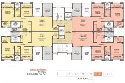 Project Image of 596.0 - 633.0 Sq.ft 2 BHK Apartment for buy in Siddhivinayak Vision Boulevard Phase I