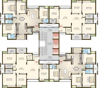Project Image of 945.0 - 1600.0 Sq.ft 3 BHK Apartment for buy in Dev Sundaram Gold