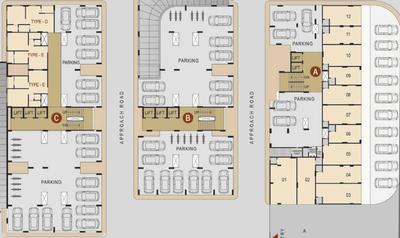 Project Image of 675.0 - 1080.0 Sq.ft 1 BHK Apartment for buy in Sunrise Homes Block A To C