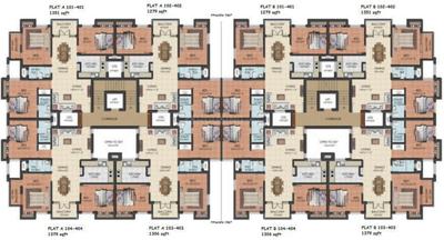 Project Image of 1279.0 - 1379.0 Sq.ft 3 BHK Apartment for buy in Landmark Gem Square