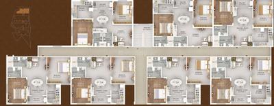 Project Image of 730.98 - 1119.02 Sq.ft 2 BHK Apartment for buy in GDS Rashmi GDS Residency