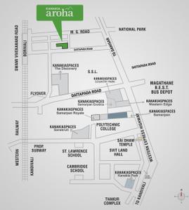 Project Image of 570.7 - 690.72 Sq.ft 2 BHK Apartment for buy in Kanakia Aroha