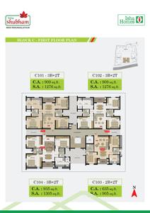 Project Image of 905.0 - 1499.0 Sq.ft 2 BHK Apartment for buy in Isha Shubham