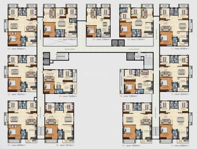 Project Image of 1910.0 - 2093.0 Sq.ft 3 BHK Apartment for buy in Sujay Global Elara