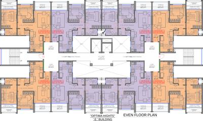 Project Image of 0.0 - 691.0 Sq.ft 2 BHK Apartment for buy in Sarthak Optima Heights Building E