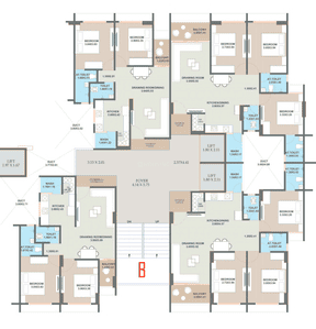 Project Image of 622.48 - 853.58 Sq.ft 2 BHK Apartment for buy in Swami Prominence
