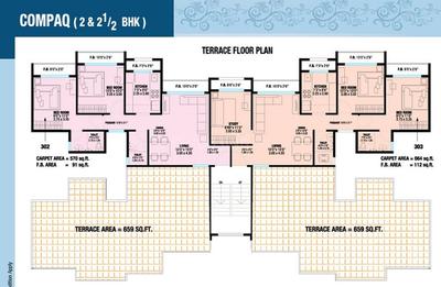 Project Image of 451.0 - 664.0 Sq.ft 1 BHK Apartment for buy in City