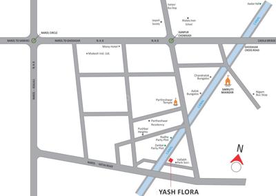 Project Image of 693.0 - 1035.0 Sq.ft 1 BHK Apartment for buy in Yashraj Yash Flora