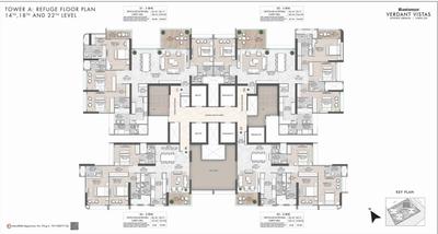 Project Image of 1373.0 - 2001.0 Sq.ft 3 BHK Apartment for buy in Rustomjee Verdant Vistas Wing A