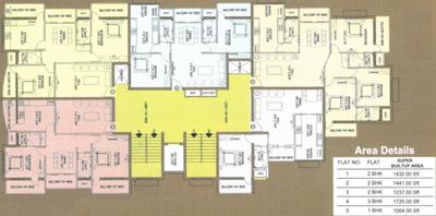 Project Image of 1004.0 - 1725.0 Sq.ft 1 BHK Apartment for buy in Pais Monica Hill View