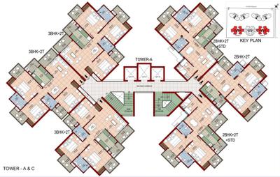 Project Image of 999.0 - 2313.0 Sq.ft 2 BHK Apartment for buy in Vyom Organic Golf Homes