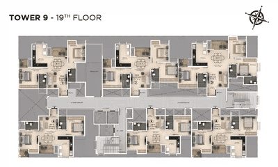 Project Image of 986.0 - 1494.0 Sq.ft 2 BHK Apartment for buy in Provident Botanico