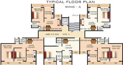 Project Image of 251.0 - 321.0 Sq.ft 1 BHK Apartment for buy in Saiguru Royal Park