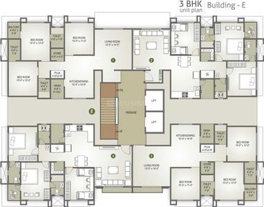 Project Image of 1235.0 - 1621.0 Sq.ft 2 BHK Apartment for buy in Rameshwaram Hills