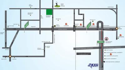 Supertech Shaan Images for Location Plan of Supertech Shaan 1