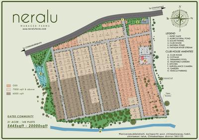 Project Image of 0.0 - 6000.0 Sq.ft Residential Plot Plot for buy in Neralu Farms Korlaparthi