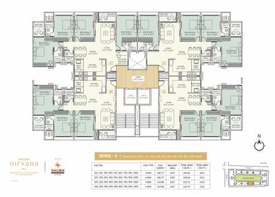 Project Image of 1332.0 - 2433.0 Sq.ft 3 BHK Apartment for buy in Shubh Nirvana
