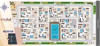 Project Image of 1070.0 - 1620.0 Sq.ft 2 BHK Apartment for buy in Sri Sai Nandana Crystal