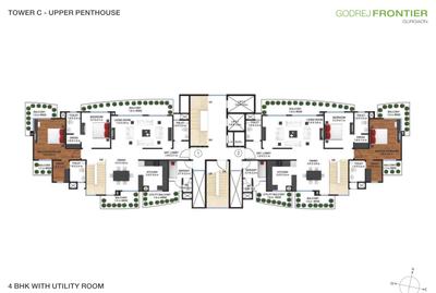 Project Image of 1821.04 - 4611.04 Sq.ft 3 BHK Apartment for buy in Godrej Frontier