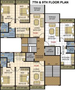 Project Image of 683.0 - 900.0 Sq.ft 1 BHK Apartment for buy in Phoenix Avenue