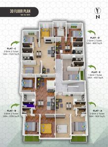 Project Image of 1250.0 - 1400.0 Sq.ft 3 BHK Apartment for buy in Sai Royal Palace