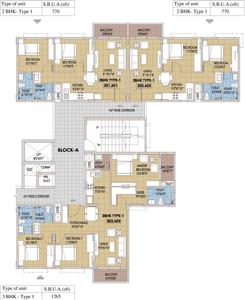 Project Image of 345.0 - 1416.0 Sq.ft 1 BHK Apartment for buy in Sipani Bliss II Tower A To Tower E