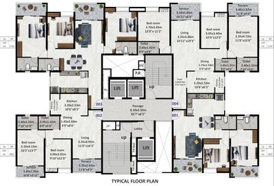 Project Image of 823.0 - 2056.0 Sq.ft 2 BHK Apartment for buy in Nyati Equinox I
