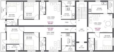 Project Image of 610.0 - 848.0 Sq.ft 1 BHK Apartment for buy in Colorhomes Nest