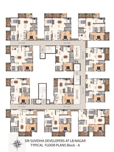 Project Image of 1183.0 - 1976.0 Sq.ft 2 BHK Apartment for buy in Vantage KVS Raju Towers