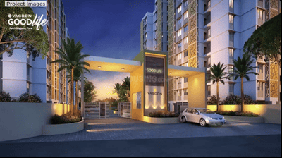 Project Image of 312.0 - 473.0 Sq.ft 1 BHK Apartment for buy in Vascon Goodlife Phase A